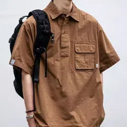 StyleCast Men Cutaway Collar Solid Relaxed Fit Casual Shirt-picture-14