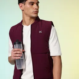HRX by Hrithik Roshan Mock Collar Sports Running Padded Jacket-image-16