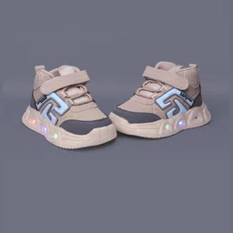 KHADIJA IMPEX Kids-Unisex Brown PU Casual Shoes image 1