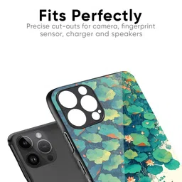 QRIOH Floral Printed iPhone 15 Pro Back Case Mobile Accessories image 3