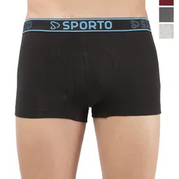 Sporto by Macho Pack Of 4 Combed Cotton Trunk-picture-7