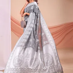 Mitera Ethnic Motifs Zari Saree image 4