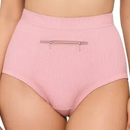eleg & stilance Full Coverage Hipster Panties with Zipper Pocket Seamless Panty image 4