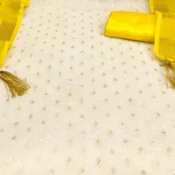 LeeliPeeri Designer Embellished Unstitched Dress Material-picture-20