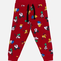 Bodycare Boys Mickey Printed Cotton Mid-RiseJoggers-picture-35