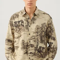 Eyolf Men Regular Fit Conversational Printed Casual Shirt-picture-16