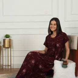 Sweet Dreams Printed Maxi Nightdress-picture-25