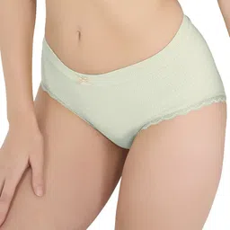 Moda Rapido Seamless Mid-Rise Basic Briefs FRILL_GREEN_S image 5