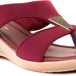 khadim's Women Lightweight Comfort Extra Soft Trendy Premium Stylish Wedges Sandal-picture-10
