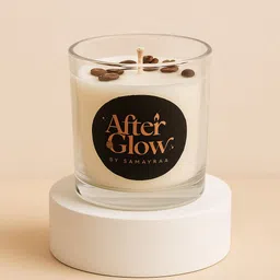 afterglow by samayraa Soy Wax Jar Candle - Coffee beans Candle-picture-13