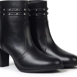 yoho Stellar Metal Studs Ankle Length Boots Boots For Women image 1