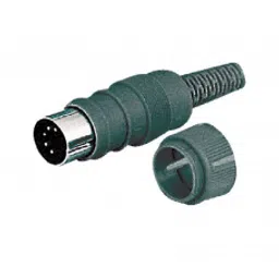 MX 5 Pin DIN Male Plug 45 Degree Industrial with Locking System (MX-761)-picture-21