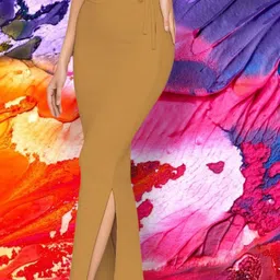 DSV ENTERPRISES Shapeware Gold M0030 Lycra Blend Petticoat-image-57