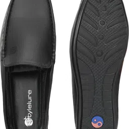 stylelure Synthetic Leather Black Formal Mule/Clogs Office Shoes Slip On For Men image 5