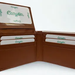 eleathers Men Casual, Ethnic, Evening/Party, Formal, Travel, Trendy Brown Genuine Leather RFID Wallet image 3