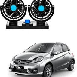 aanjul DOUBLE Car Fan 12v 360 Head 2 Speed Optimization For UNIVESAL CAR FF-183 Car Interior Fan image 1
