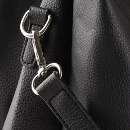 Lino Perros Black Solid Handheld Bag image 3