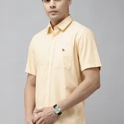 Van Heusen Pure Cotton Slim Fit Geometric Printed Casual Shirt-picture-17