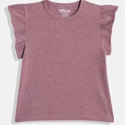 METRO KIDS COMPANY Girls Flutter Sleeves Pure Cotton Top-picture-37