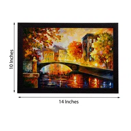 eCraftIndia Multicoloured Rain View UV Wall Art image 3