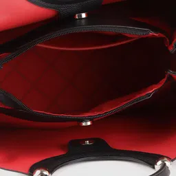 Lino Perros Black Solid Handheld Bag image 2