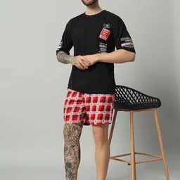 OWO THE LABEL Men Checked Cotton Boxers-OTLMB29-S image 2