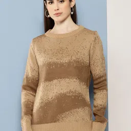 Chemistry Colourblocked Acrylic Pullover-image-65