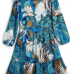 JusCubs Print Fit & Flare Dress-picture-28