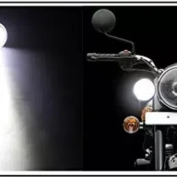 AllExtreme EX4RFS1 4 LED Round Fog Light Waterproof Driving Spot Lamp with Mounting Brackets for Motorcycle and Cars (12W, White Light, 1 PC) image 2