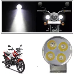AllExtreme EX4RFS1 4 LED Round Fog Light Waterproof Driving Spot Lamp with Mounting Brackets for Motorcycle and Cars (12W, White Light, 1 PC) image 3