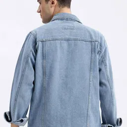 Moda Rapido Spread Collar Denim Jacket image 3