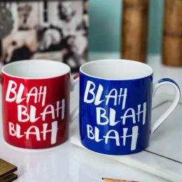Goodhomes Multicolor Bone China Coffee Mugs (350 ml) - Set of 2-picture-40