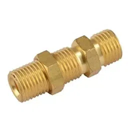 Merababa Brass 3/8" BSP Bulkhead Union for Compression/Brass Tube Fitting (Pack of 2)-picture-40