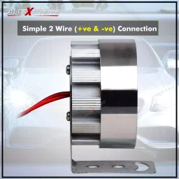 AllExtreme EX4RFS2 4 LED Small Round Fog Light Waterproof Off Road Driving Worklight for Motorcycle and Cars (12W, White Light, 2 PCS) image 2