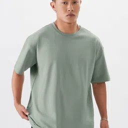 The Souled Store Men Solid Oversized T-shirt-picture-43