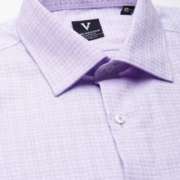 Van Heusen Men Opaque Checked Formal Shirt image 3