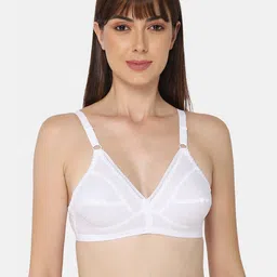 NAIDU HALL Pack of 3 Full Coverage Non Padded Everyday Cotton Bra With All Day Comfort image 4