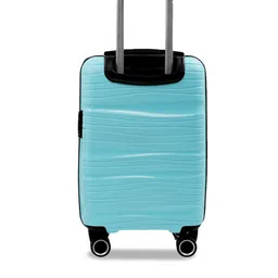 MOVE-MEANT Textured Hard-Sided Cabin Trolley Suitcase image 3