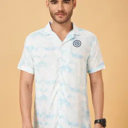 SF Jeans by Pantaloons Sky Slim Fit Printed Shirt-picture-12