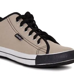 Duke Men's Light Grey & Black Sneakers image 4