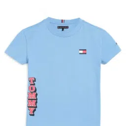 Tommy Hilfiger Kids Skysail Logo Regular Fit T-Shirt-picture-26