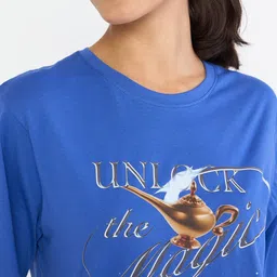 Wear Your Mind Disney Princess Printed Pure Cotton Oversized T-shirt image 3