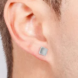 Peora Square Studs Earrings image 4