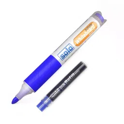 Solo Refillable White Board Marker Pen With Pump Blue, WBM01/N (Pack of 10)-picture-17