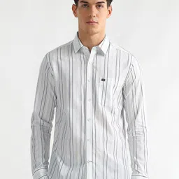 Arrow Sport Men Slim Fit Striped Casual Cotton Shirt-picture-42