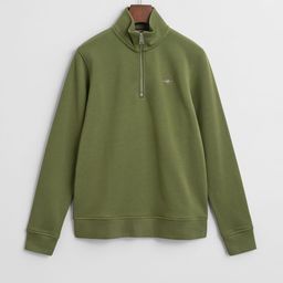 GANT Core Boys Round Neck Half Zip Sweatshirt-picture-1
