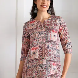 Moda Rapido Women Floral Printed Crepe Top image 1