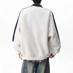 HERE&NOW Men Colourblocked Sweatshirt image 2