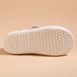 Cute Walk by Babyhug Lace Up Casual Shoes With Sequin Embroidery - Golden image 5