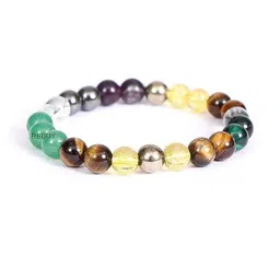 Divine souvenirs Unisex Artificial Beaded Elasticated Bracelet-picture-10